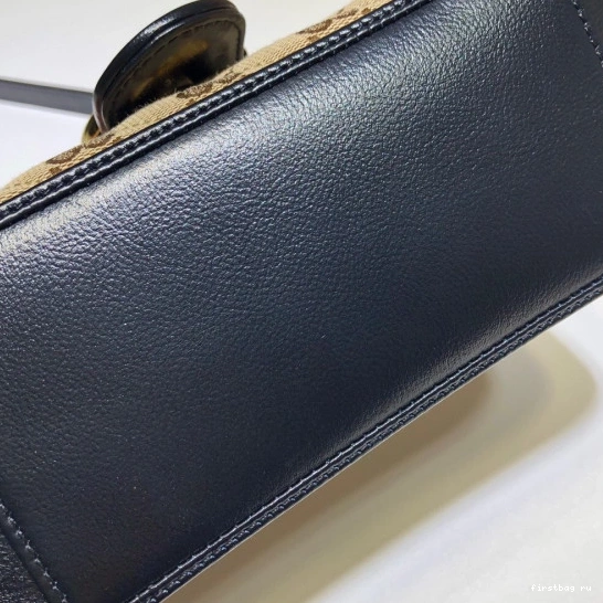 First bag ru GUCCI mini Marmont bag handle top GG 0730